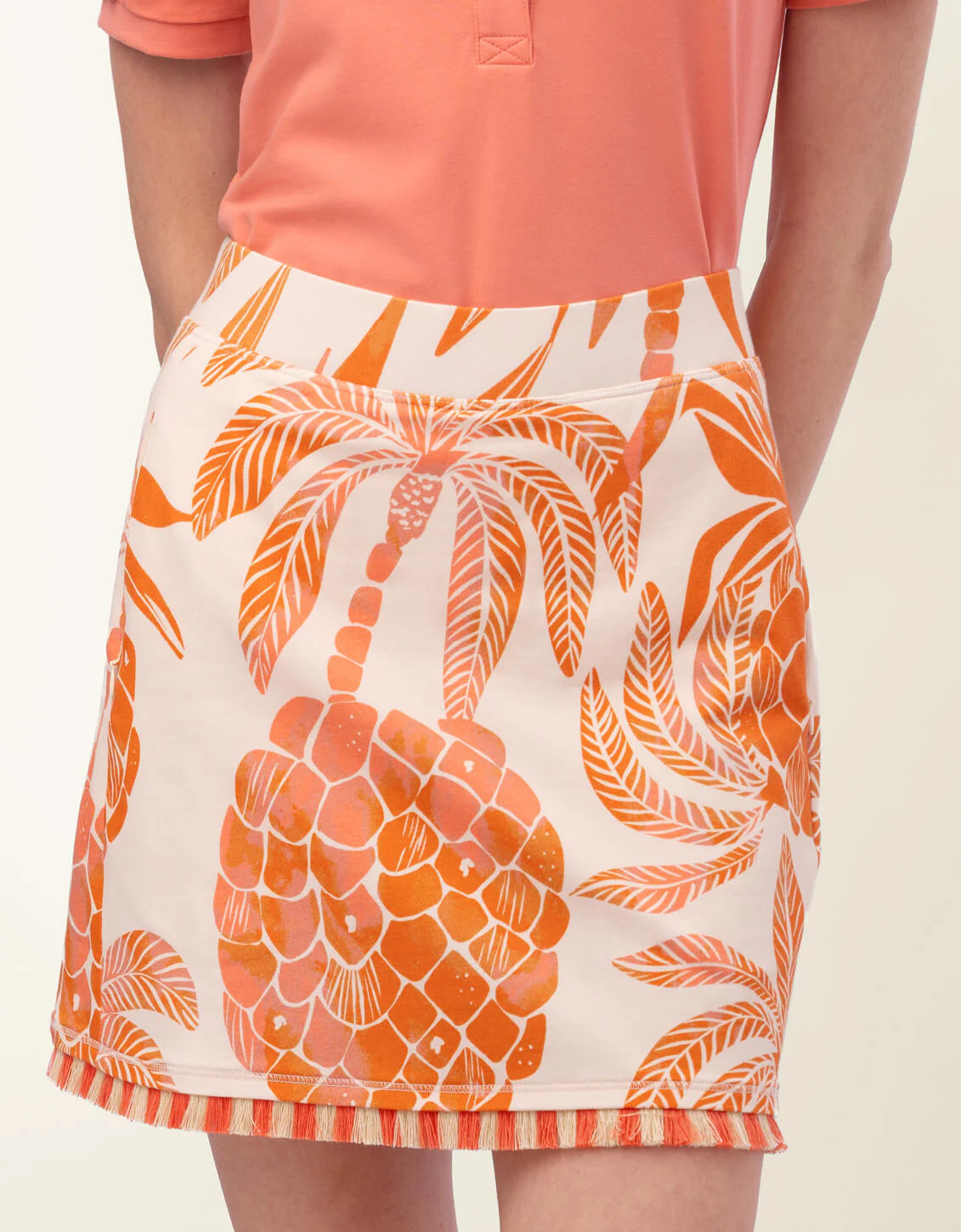 Fringe Skort Castillo Pineapples | Spartina 449
