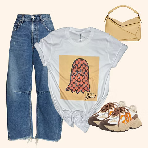 Hey Boo T-shirt (Vintage Feel ) . | Sassy Queen