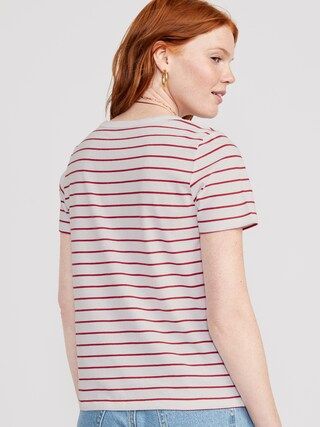 EveryWear Striped Slub-Knit T-Shirt for Women | Old Navy (US)