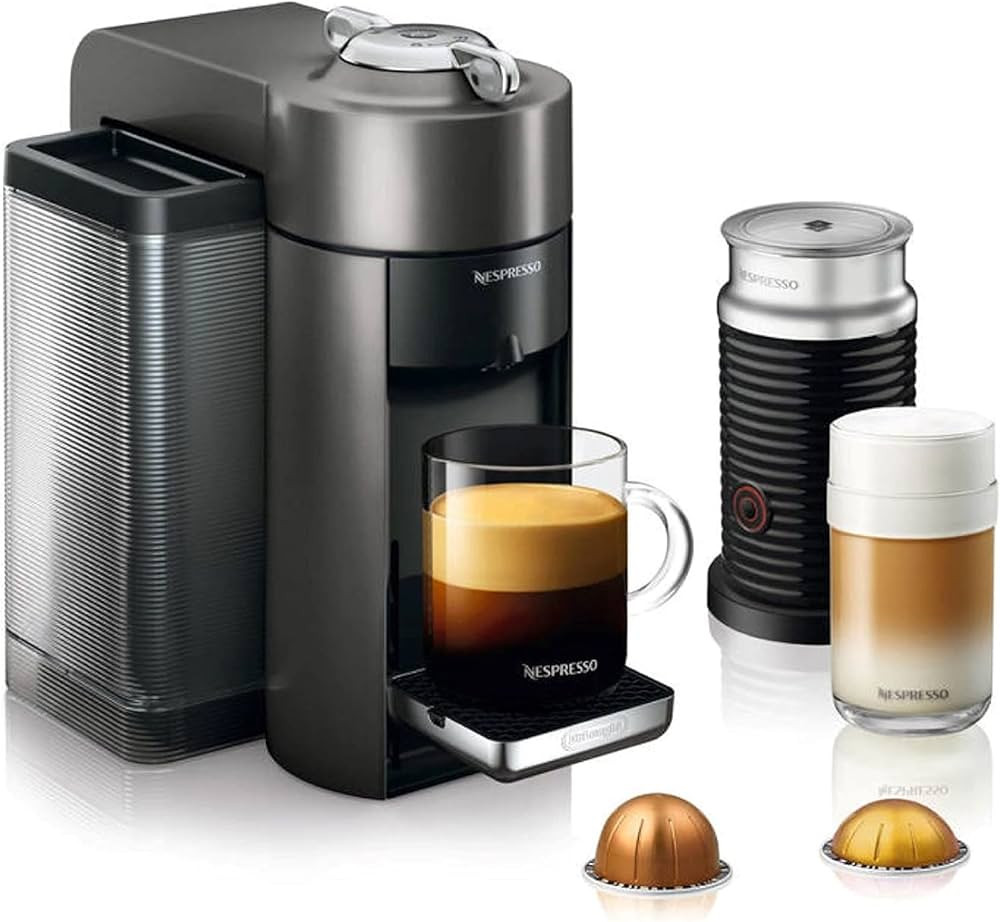 Nespresso Vertuo Coffee and Espresso Machine with Aeroccino by De'Longhi, Graphite Metal | Amazon (CA)
