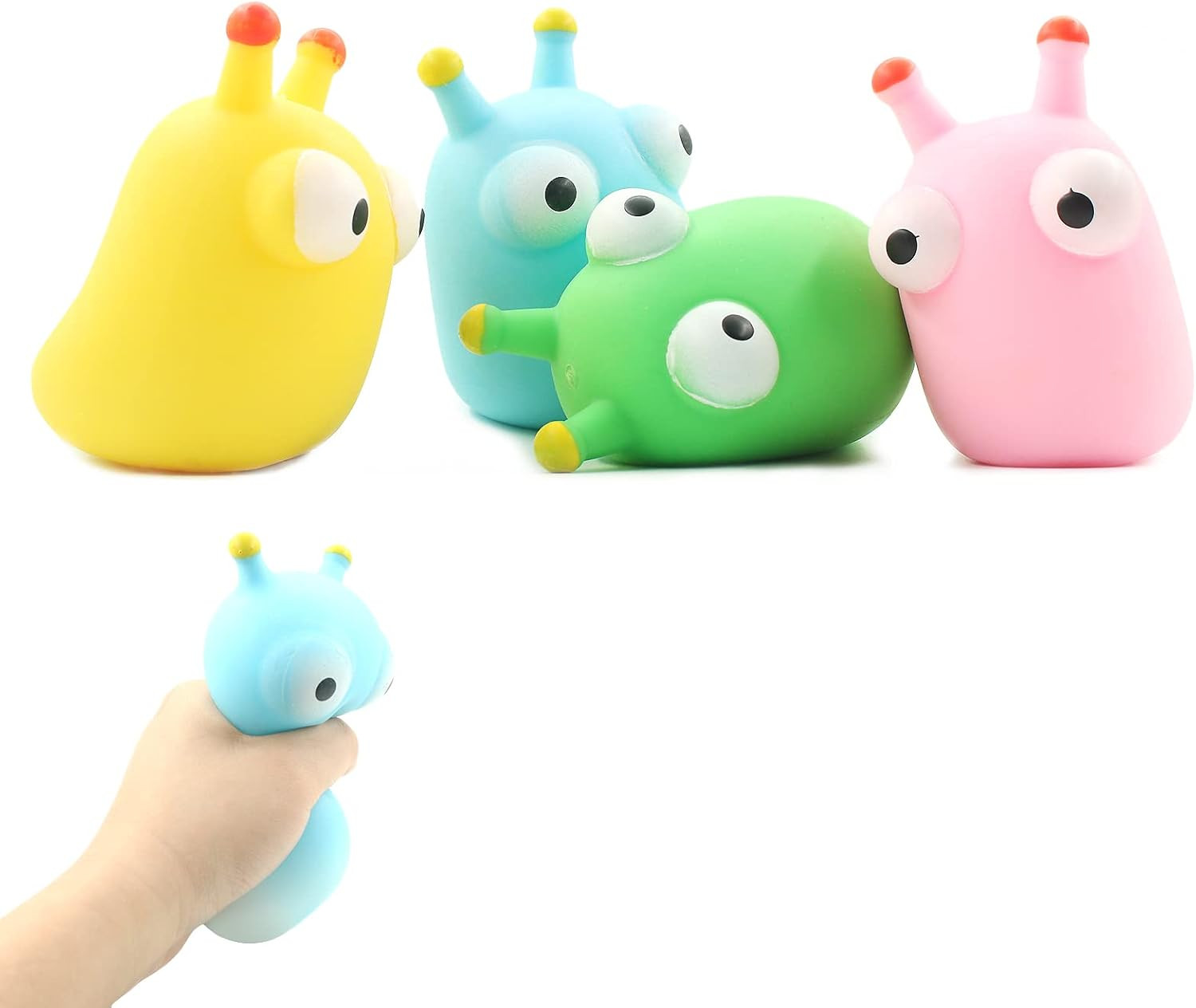 GuTiQuanjj 4 Pcs Squeeze Stress Relief Toys,Stress Balls for Adults&Kids,squishys Toy for Party F... | Amazon (US)
