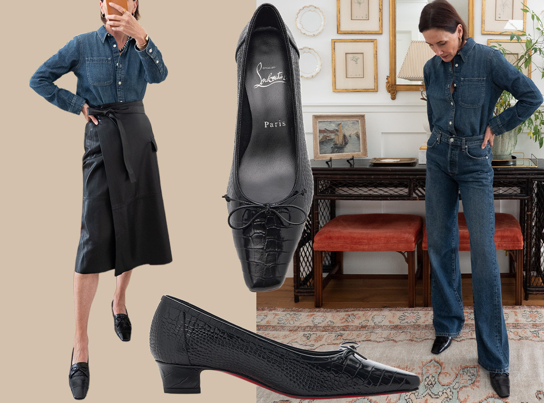 A BEAUTIFUL SHOE

As sandal season wanes, the closed toe shoes emerge. My go-to for the last several fall seasons has been a loafer. But there’s been a shift in the visual balance and a more tapered, perhaps feminine, shape has emerged. 

I tested the waters last year with The Row Park pump and appreciated the versatility of the toe profile with both skirts and wide leg pants. When I saw the Christian Louboutin low heel black pumps, I immediately thought of The Row Park pump and had to make sure you all saw it too. 

The toe shape peeking out from a wide leg jean or pant is the gamechanger in making that silhouette more flattering. The trend in shoes continues to move towards a slimmer profile with a minimal sole.  

 #LTKSeasonal #LTKStyleTip