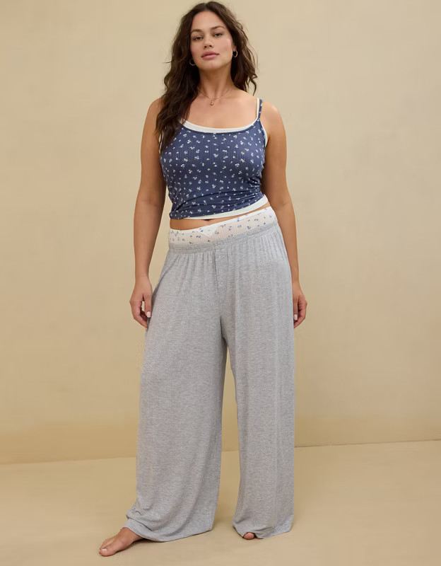 Aerie Superchill® Modal Rib Trouser PJ | Aerie