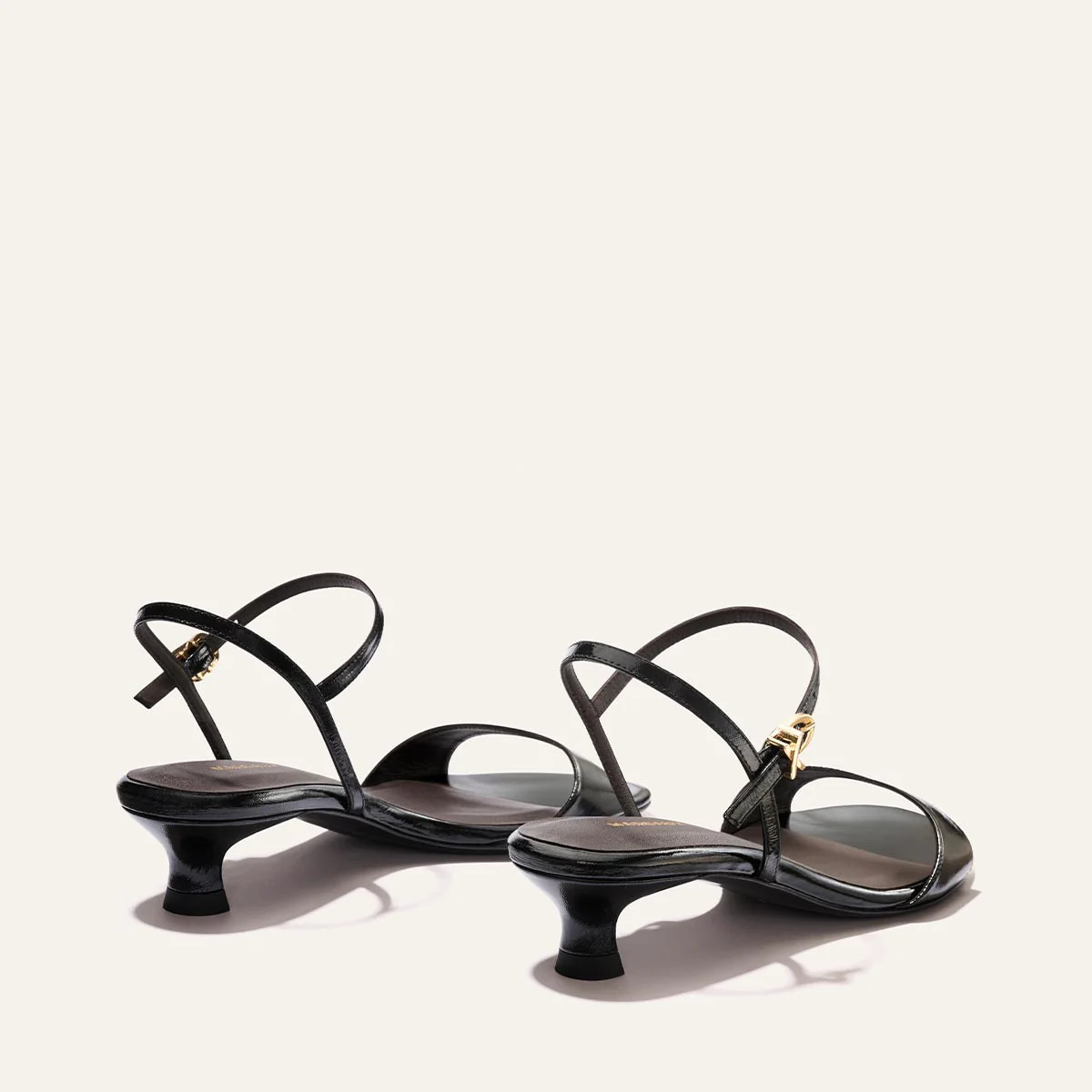The Lotto 35 - Black Crinkle-Gloss Nappa | Margaux