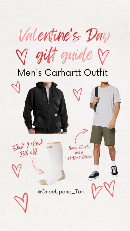Your man is going to LOVE these Carhartt finds. Plus, they are on sale if right now on Amazon. Best part? The 2 pack of socks are under $15. #Carhartt #Sweatshirt #Hoodie #ValentinesDay #LTKFind #MensGifts #Socks #Gifts #Vday #AmazonFinds

#LTKSale #LTKmens #LTKGiftGuide