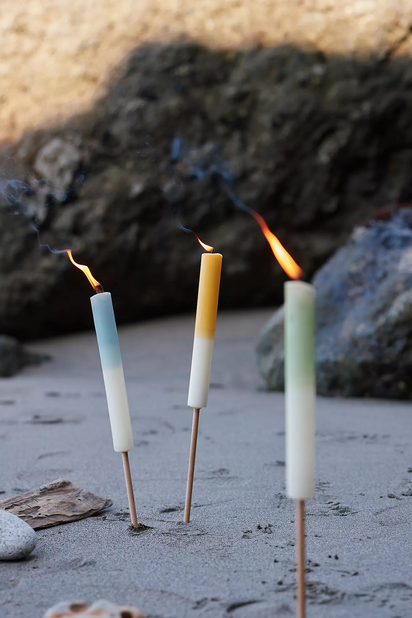 Ombre Citronella Torch Candle | Terrain