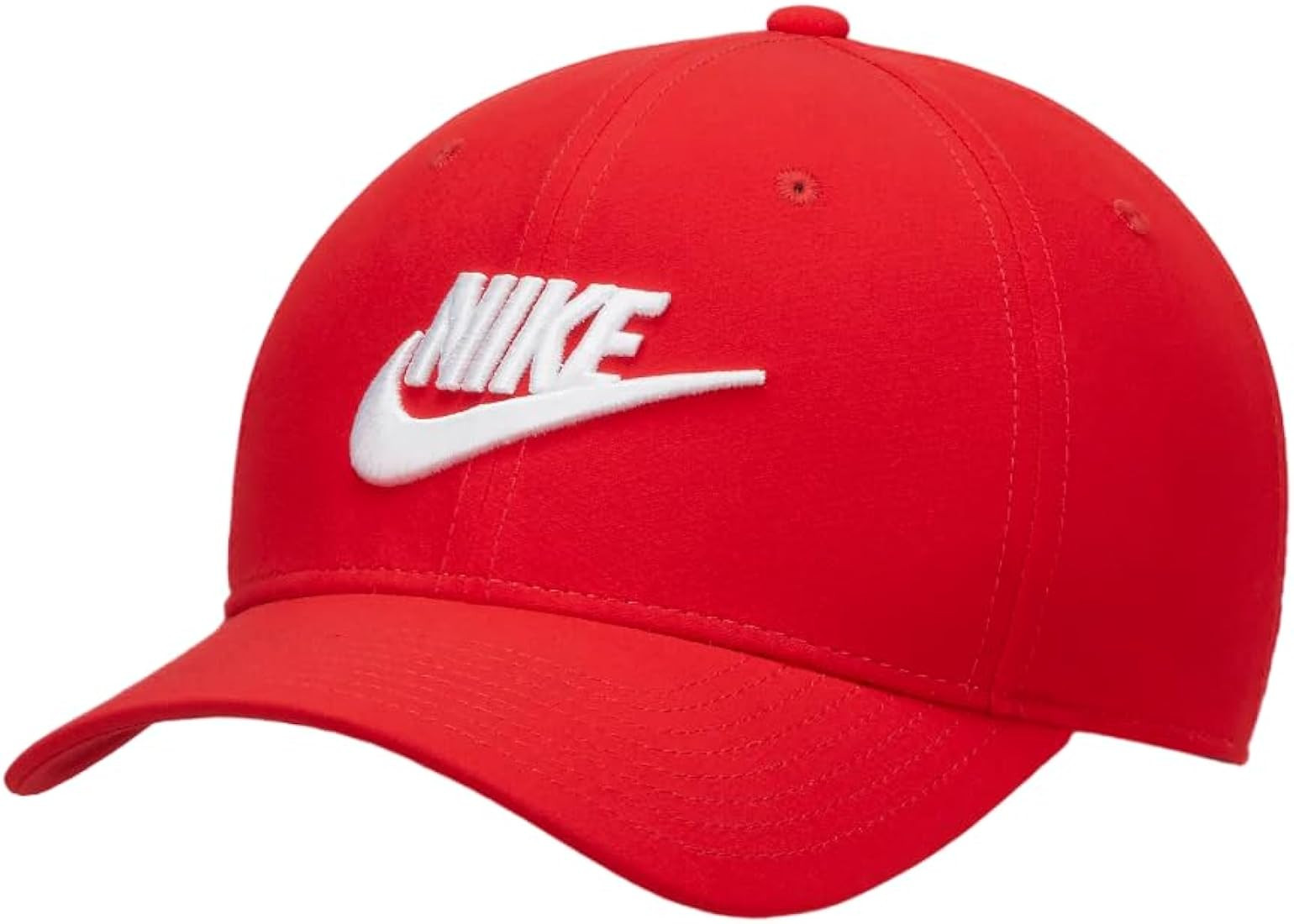 Nike Rise Structured SwooshFlex Unisex Futura Cap (University Red/Anthracite/White) Size M/L | Amazon (US)