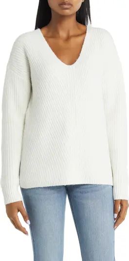 Directional V-Neck Sweater | Nordstrom