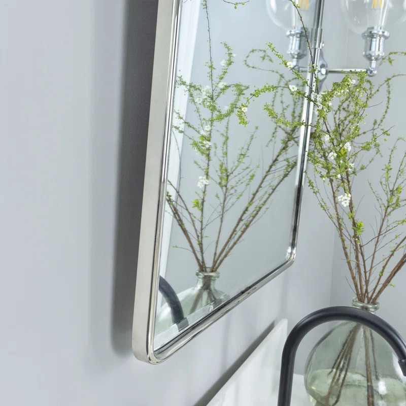 Woodvale Metal Rectangle Wall Mirror | Wayfair North America