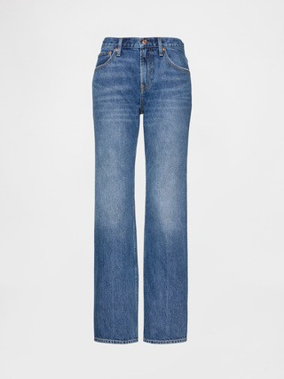 Mid Rise Rigid Relaxed Straight Jeans | Gap (CA)