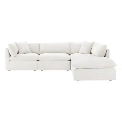 Annabella 5 - Piece Upholstered Modular Chaise Sectional | Wayfair North America