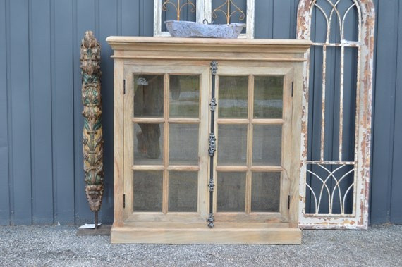Rustic Farmhouse Display Cabinet | Etsy (US)