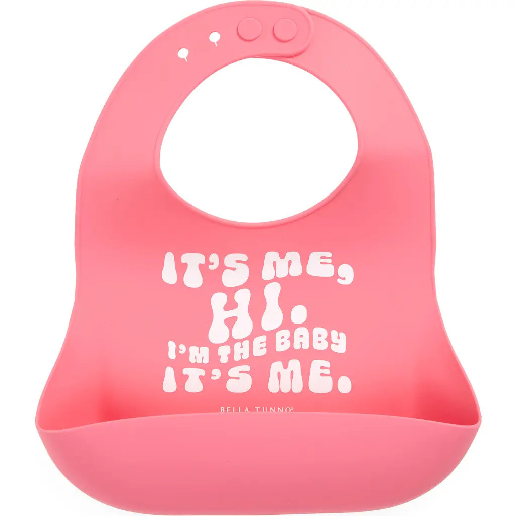 Bella Tunno It's Me Hi Silicone Wonder Bib in Pink at Nordstrom | Nordstrom