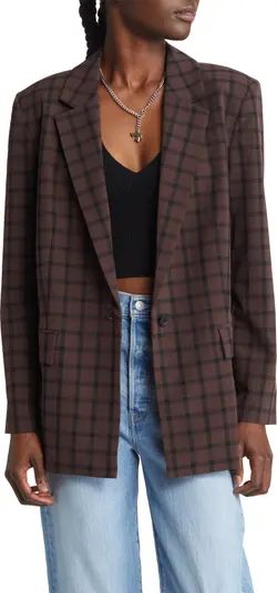 Relaxed Fit Plaid Blazer | Nordstrom