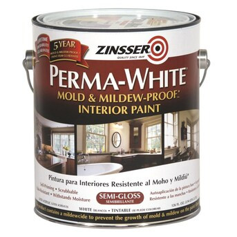 Zinsser  Semi-gloss Perma-White Tintable Latex Interior Paint + Primer (1-Gallon) | Lowe's