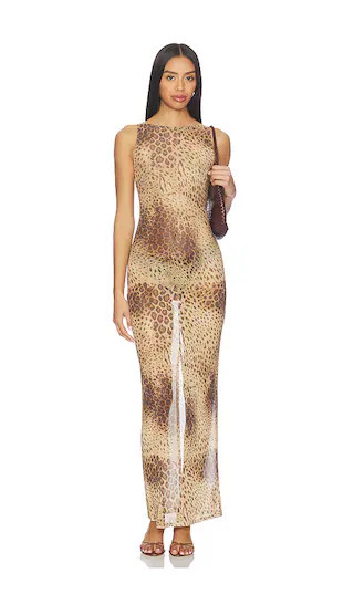Ledger Maxi Dress in Leopard Print | Revolve Clothing (Global)