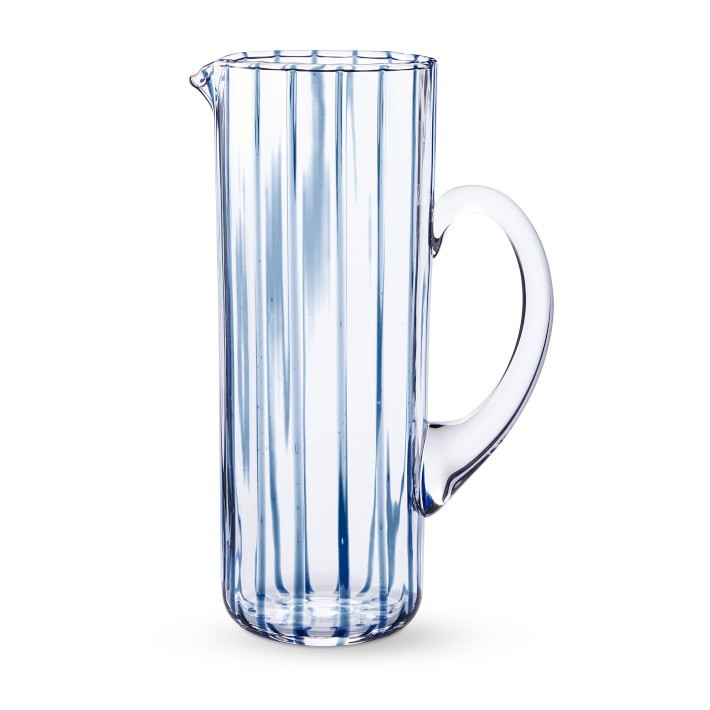 Blue Striped Pitcher | Williams-Sonoma