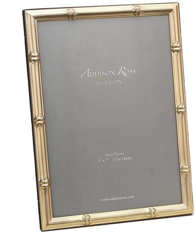 Addison Ross 5x7 Bamboo Matte Gold Photo Frame | Amazon (US)