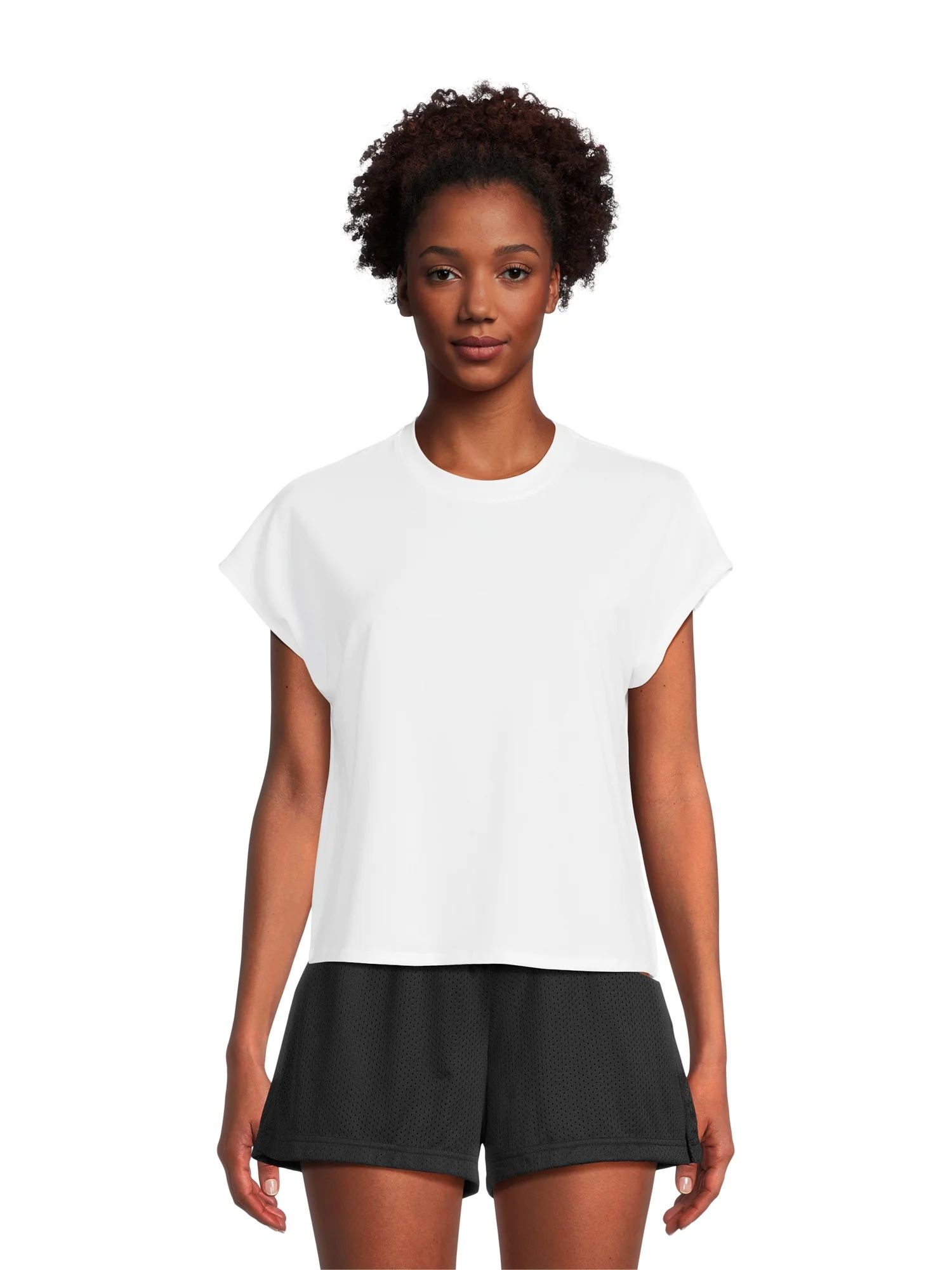 Avia Women's Cutout Back Dolman Sleeve T-Shirt, Sizes XS-XXXL | Walmart (US)