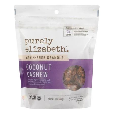 Purely Elizabeth Granola Coconut Cashew Gluten Free Vegan 8 oz | Walmart (US)