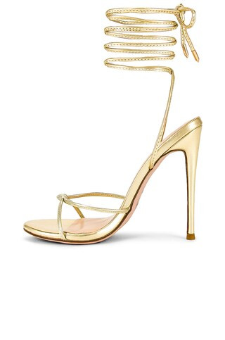 Athens Sandal in Golden | Revolve Clothing (Global)