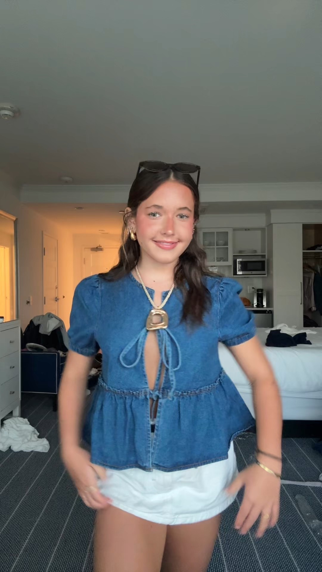 top: cider
skirt: free people
necklace: cider
sunglasses: amazon
shoes: birkenstocks
earrings: amazonn