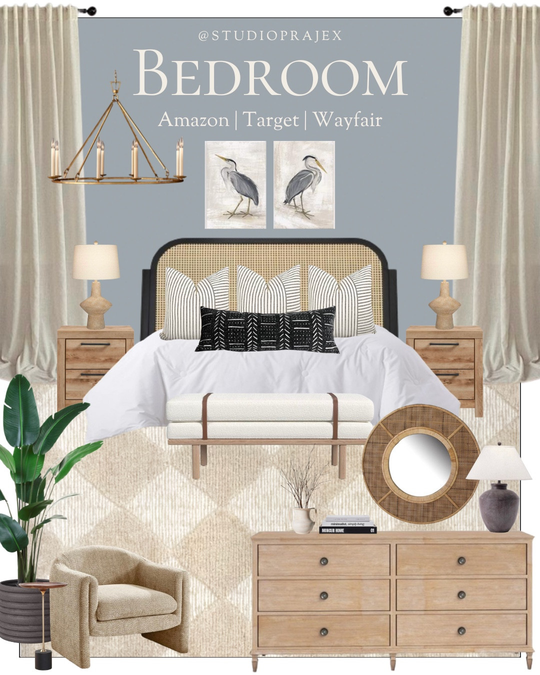 Paint Shown:
- Pilgrim Haze by Benjamin Moore

Interior design | modern organic | coastal bedroom | amazon home | target home | LTK home | home decor | boho style | bed | ottomans | pillows | nightstand | table lamp | rug | neutral rug | bedroom rug | coffee table | living room rug | living room furniture | bedroom furniture | home furniture | modern home | modern bedroom | boho bedroom | designer looks for less | designer looks | coastal home decor | modern coastal | guest room decor | interior designer 

#LTKHome #LTKStyleTip #LTKFamily