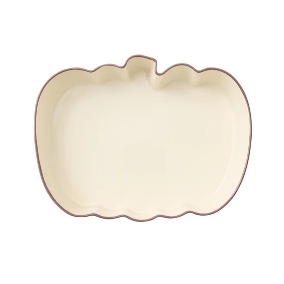 Better Homes & Gardens Figural Pumpkin Stoneware Baking Dish, 10" x 13" | Walmart (US)