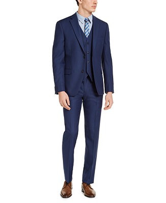 Men's Slim-Fit Stretch Solid Suit Separates, Created for Macy's | Macys (US)