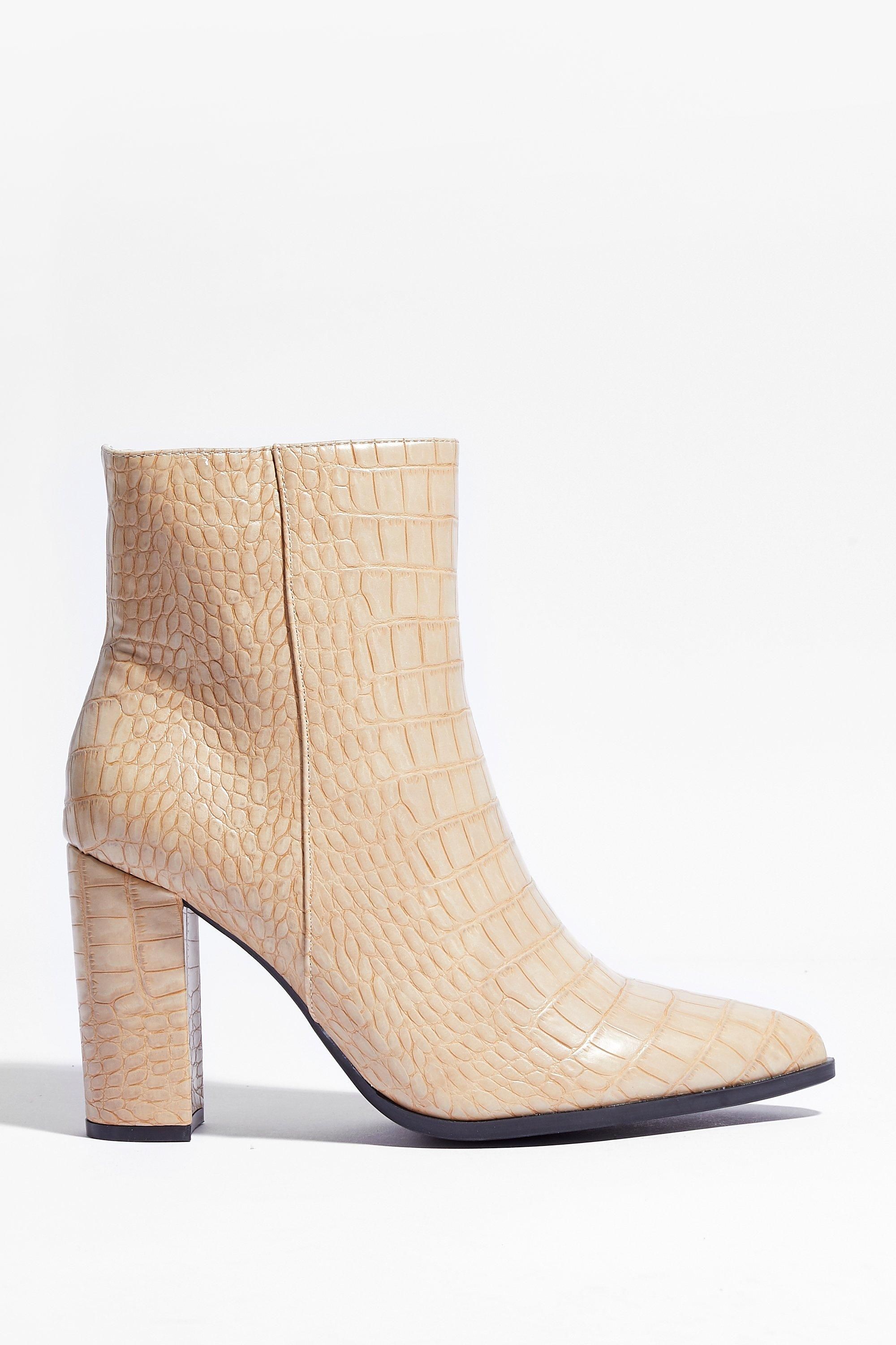 Croc My World Faux Leather Ankle Boots | NastyGal (US & CA)