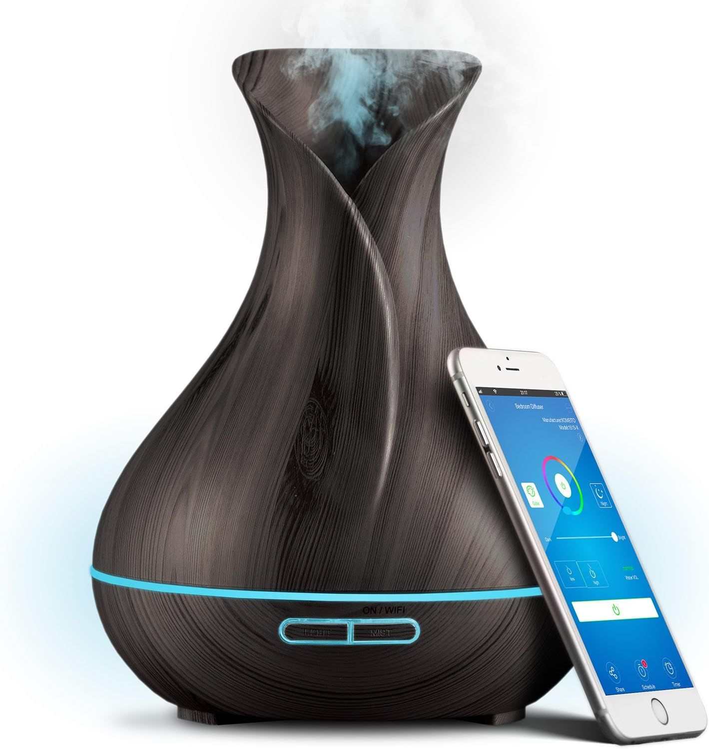 Smart WiFi Wireless Essential Oil Aromatherapy 400ml Ultrasonic Diffuser & Humidifier with Alexa ... | Amazon (US)