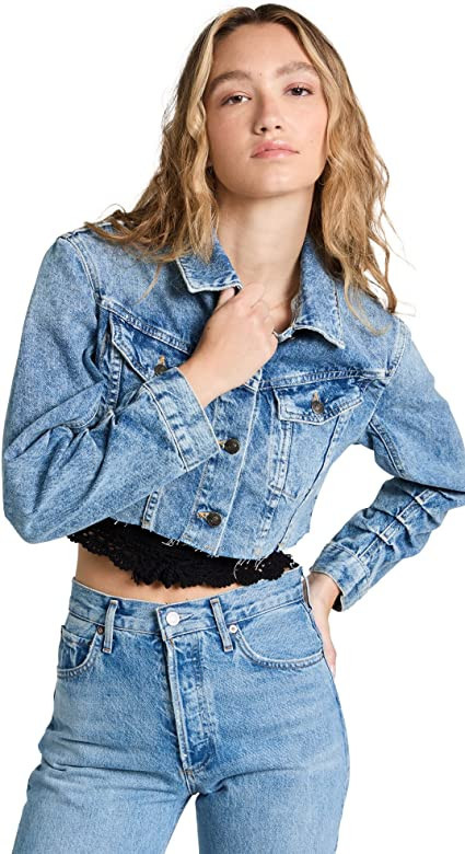 Free People Women's Ollie Femme Trucker Jacket | Amazon (US)