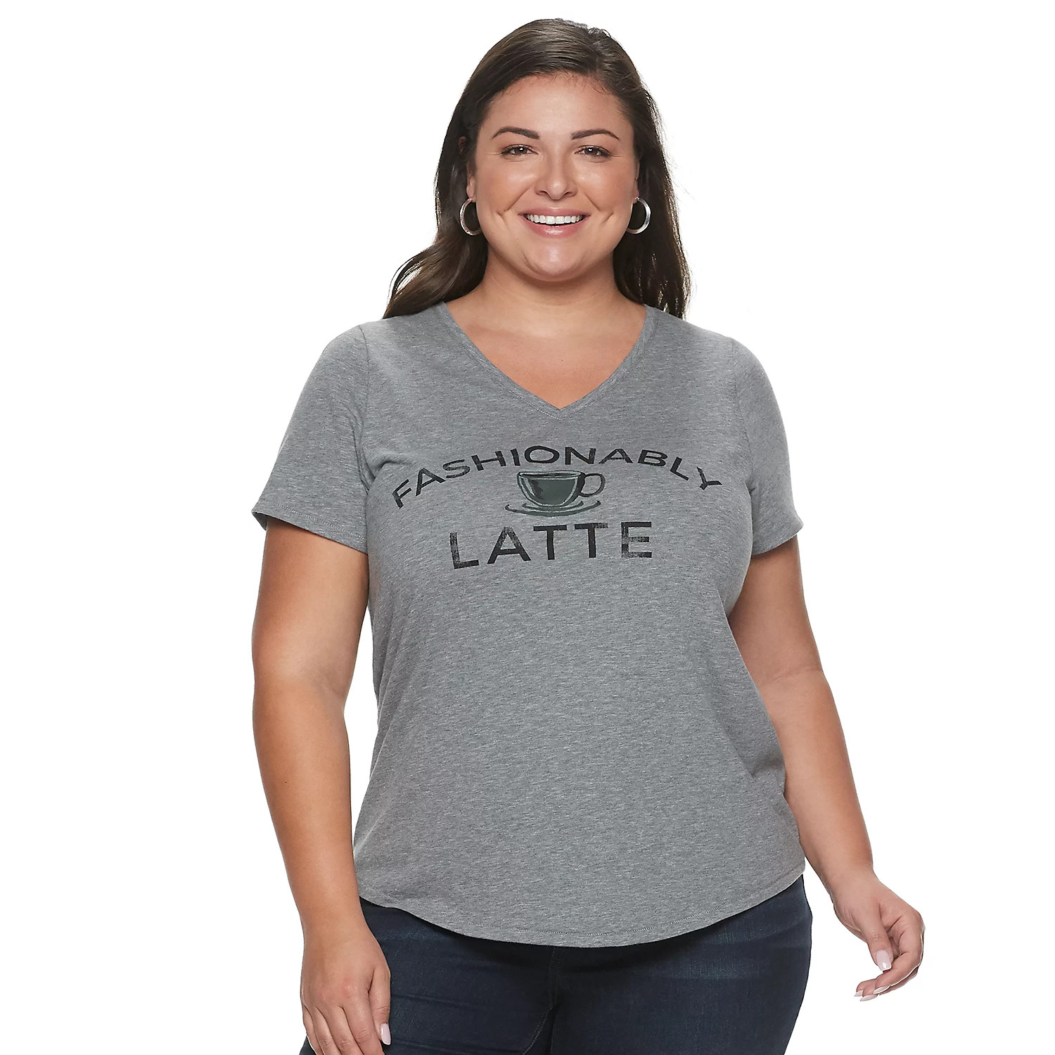 Plus Size Women's EVRI Essential Casual Tee | Kohl's