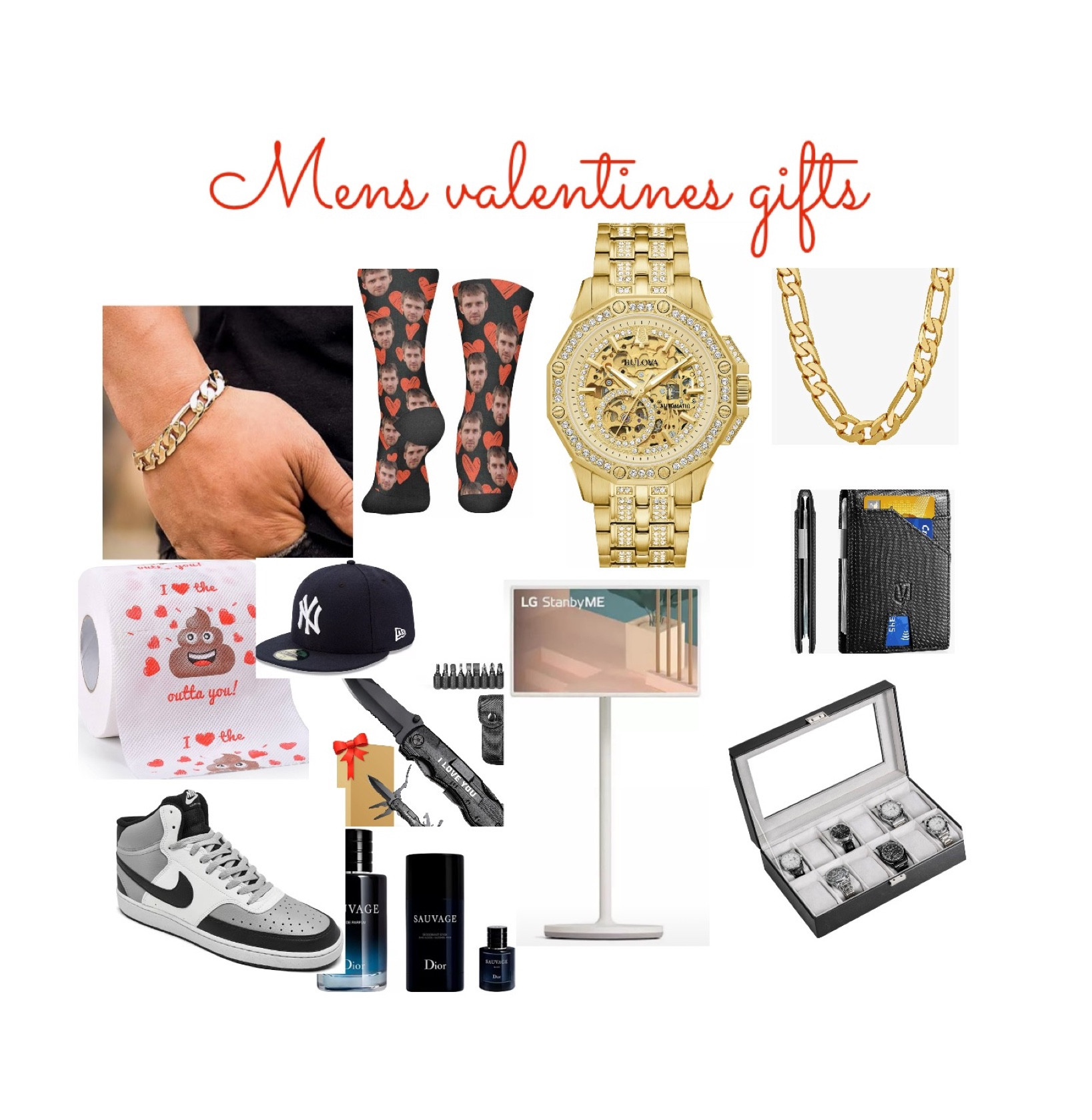 Mens valentines gift guide , Mens watch , Mens jewelry, Mens shoes via, Mens sneakers, Mens wallet 

#LTKGiftGuide #LTKmens