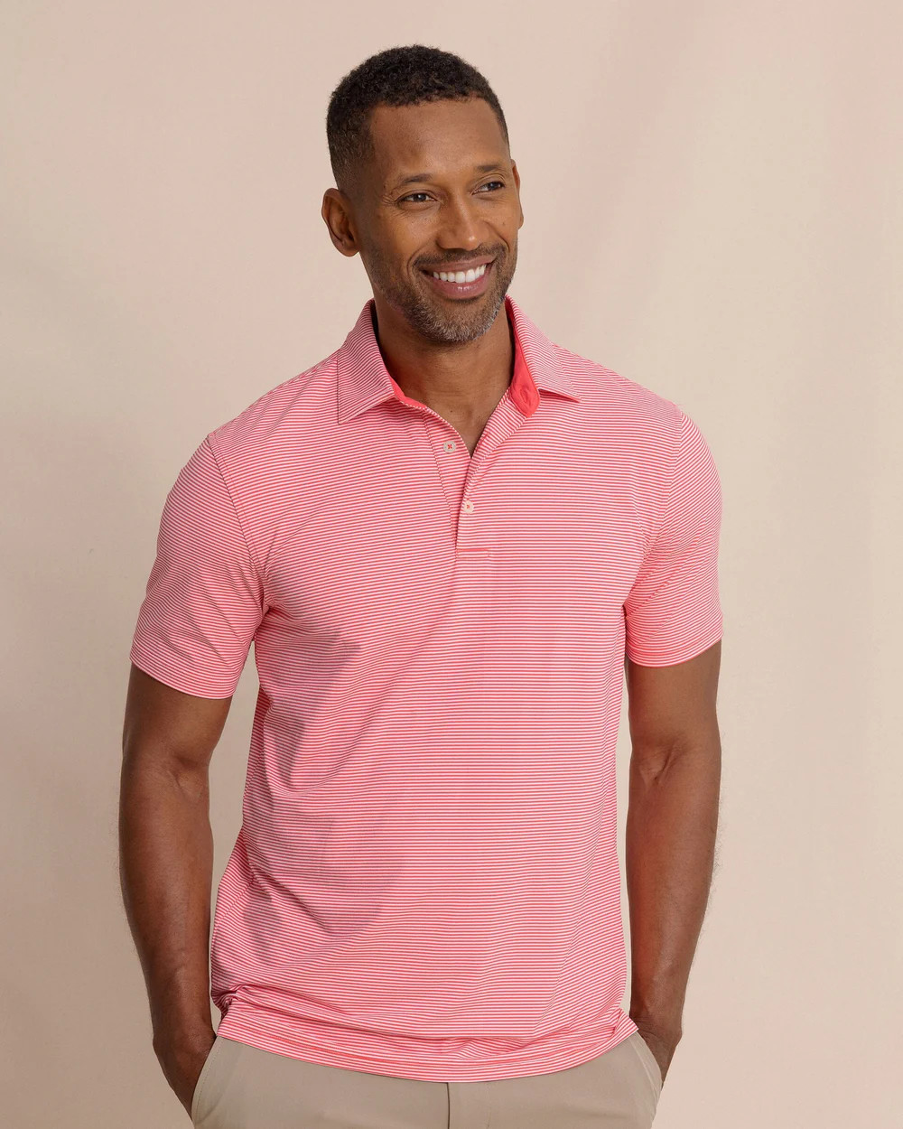 brrr°®-eeze Meadowbrook Stripe Polo - Turtle Green | Southern Tide