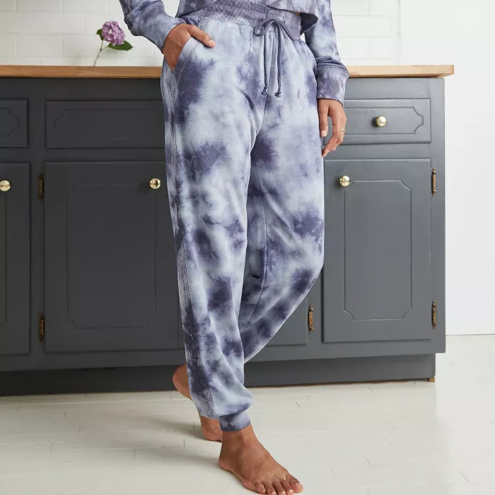 Women's Tie-Dye Jogger Pants - Knox Rose™ Navy | Target