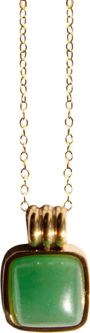 seree Puzzle Square Jade stone pendant necklace | Nordstrom | Nordstrom
