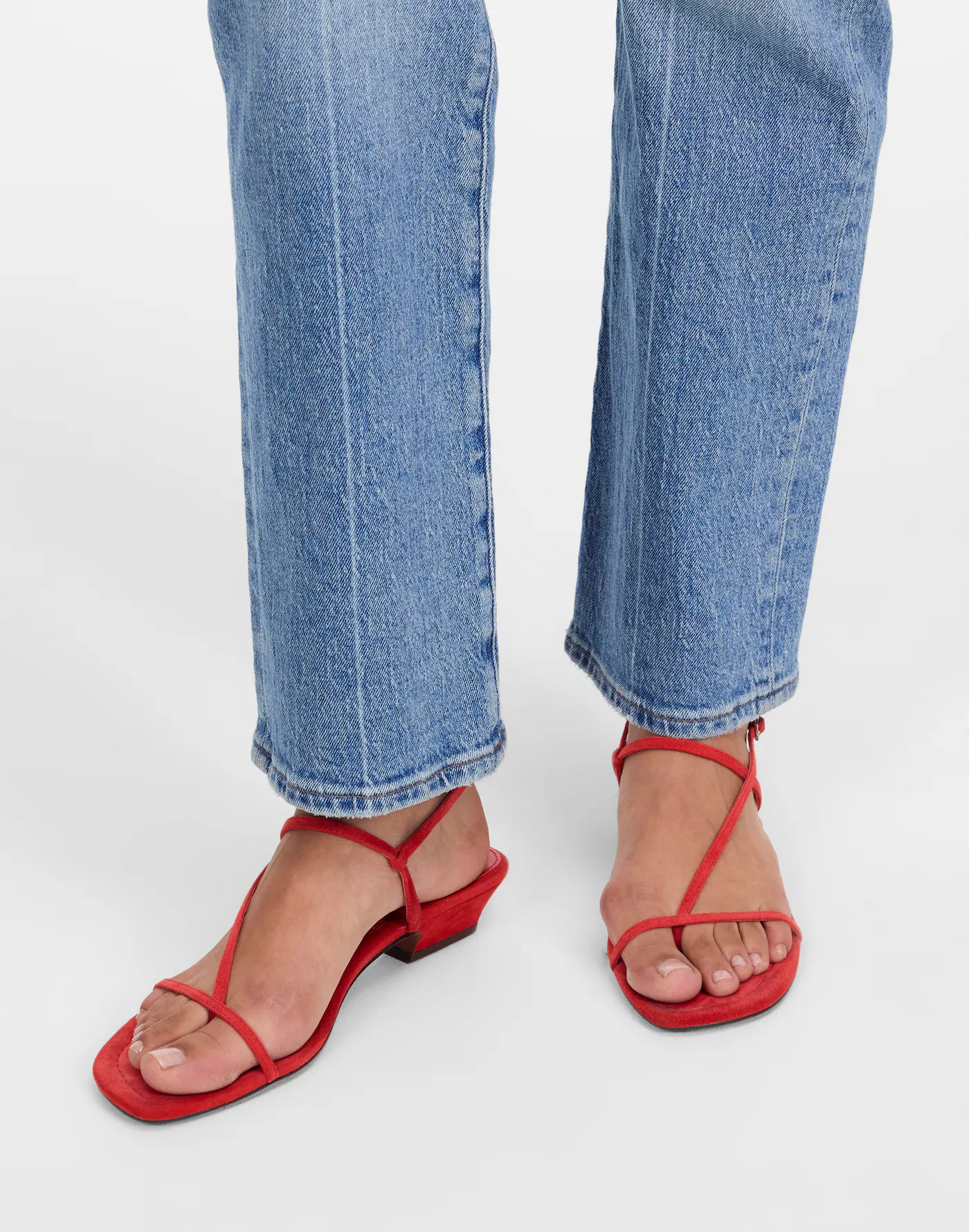 The Maycie Asymmetric T-Strap Sandal | Madewell