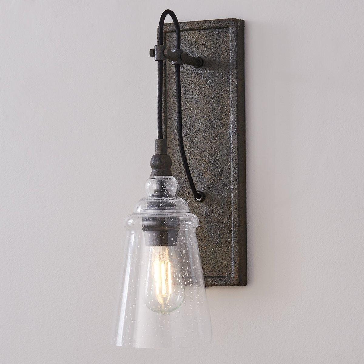 Historic Industrial Seeded Sconce | Shades of Light