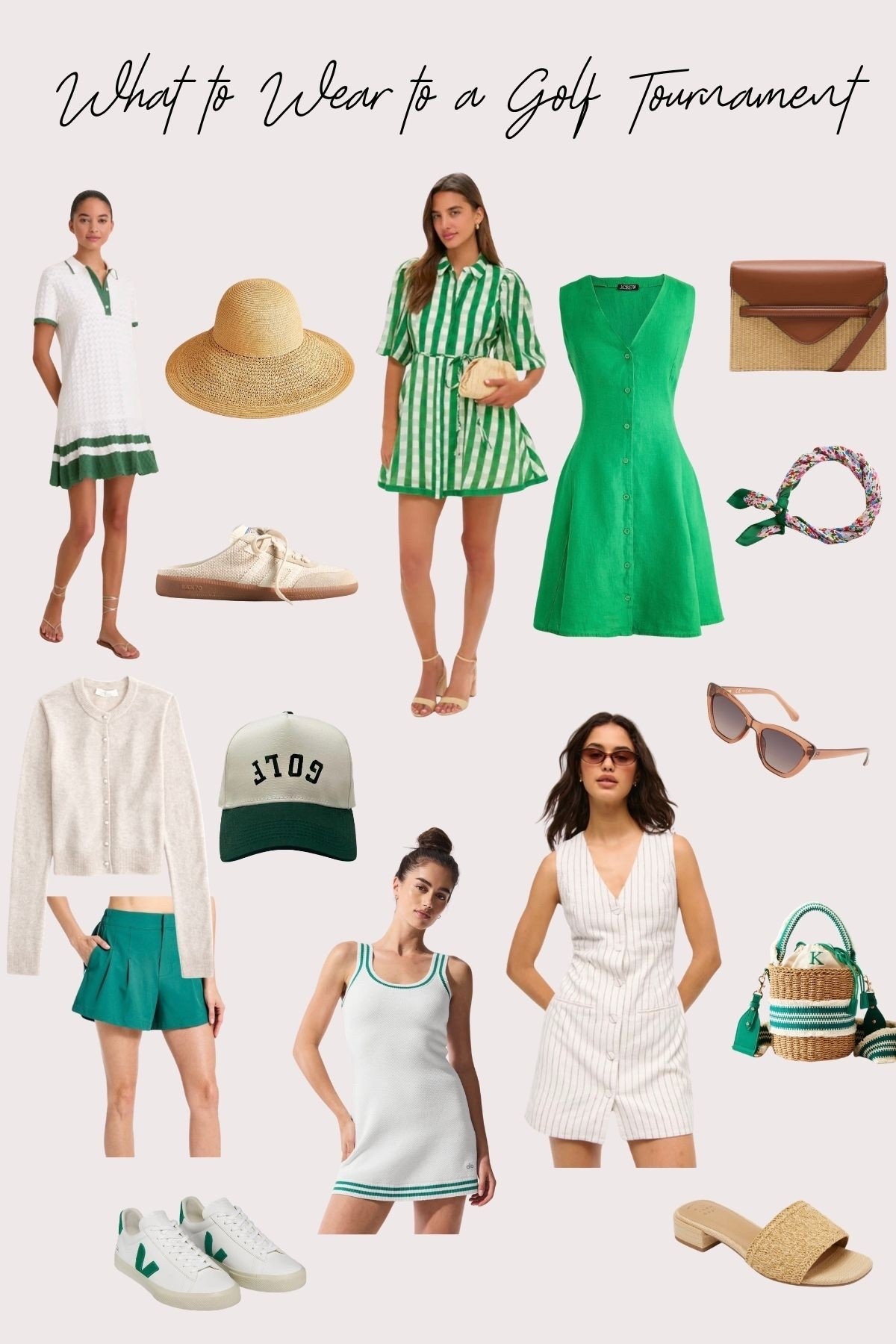 Sharing all the gold tournament inspiration. Think feminine, classic and sporty that will have you looking great and feeling comfortable too. Perfect for The Masters  #themasters

#LTKSeasonal #LTKActive