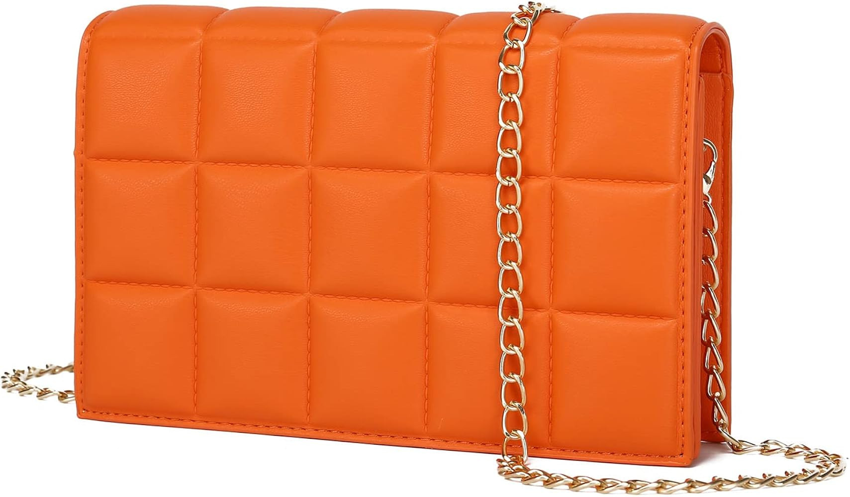 YIKOEE Quilted Chain Mini Shoulder Purse for Women | Amazon (US)