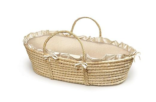 Baby Moses Basket with Liner, Sheet, and Pad | Amazon (US)