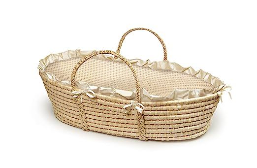 Baby Moses Basket with Liner, Sheet, and Pad | Amazon (US)
