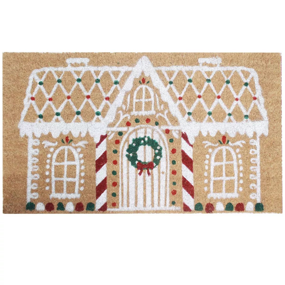 St. Nicholas Square® Gingerbread House 18'' x 30'' Coir Doormat | Kohl's
