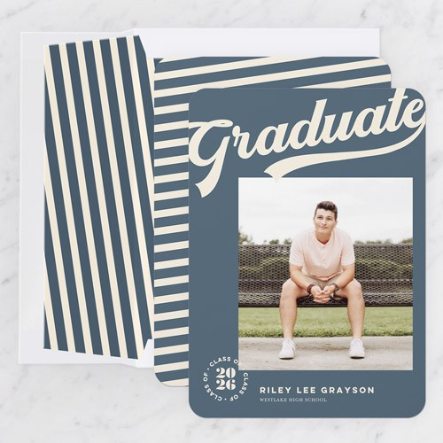 Graduate Class 5x7 Stationery Card by Float Paperie | Shutterfly