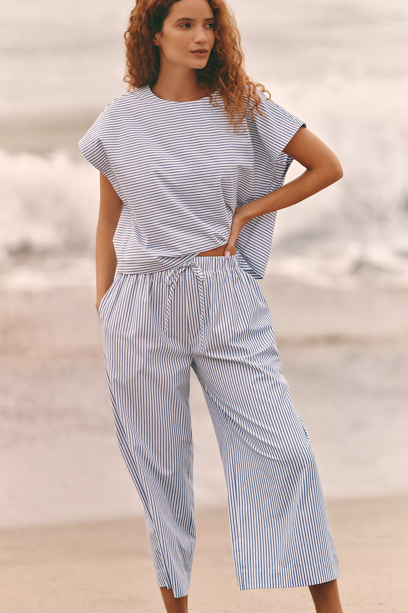 Sundays Maya Stripe Pants | Anthropologie (US)
