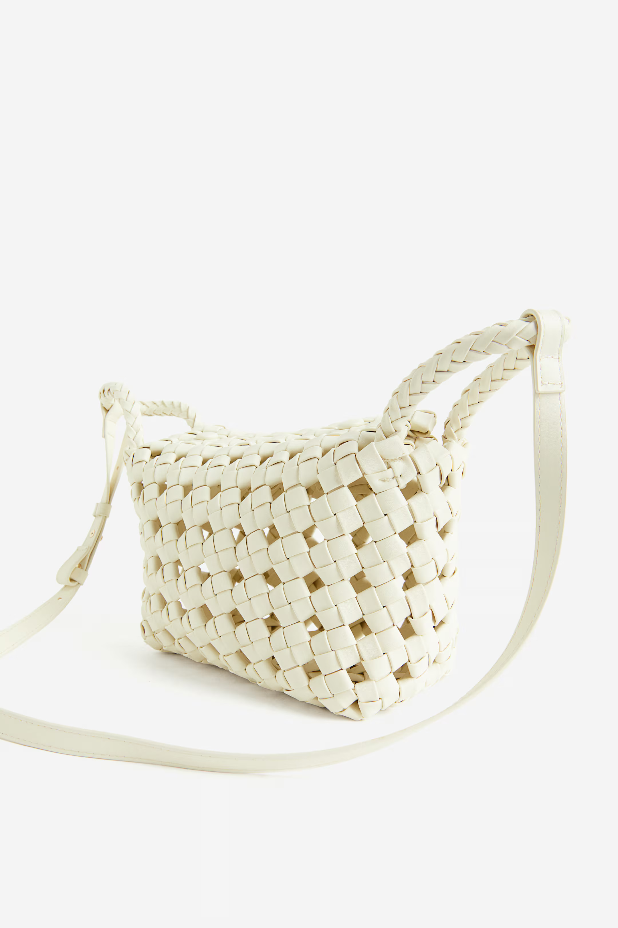 Braided crossbody bag - Pale yellow - Ladies | H&M GB | H&M (UK, MY, IN, SG, PH, TW, HK)