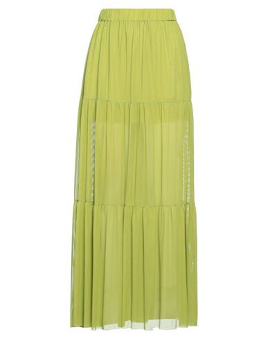 Fisico Woman Maxi skirt Lime green Size M Polyamide, Elastane | YOOX (US)