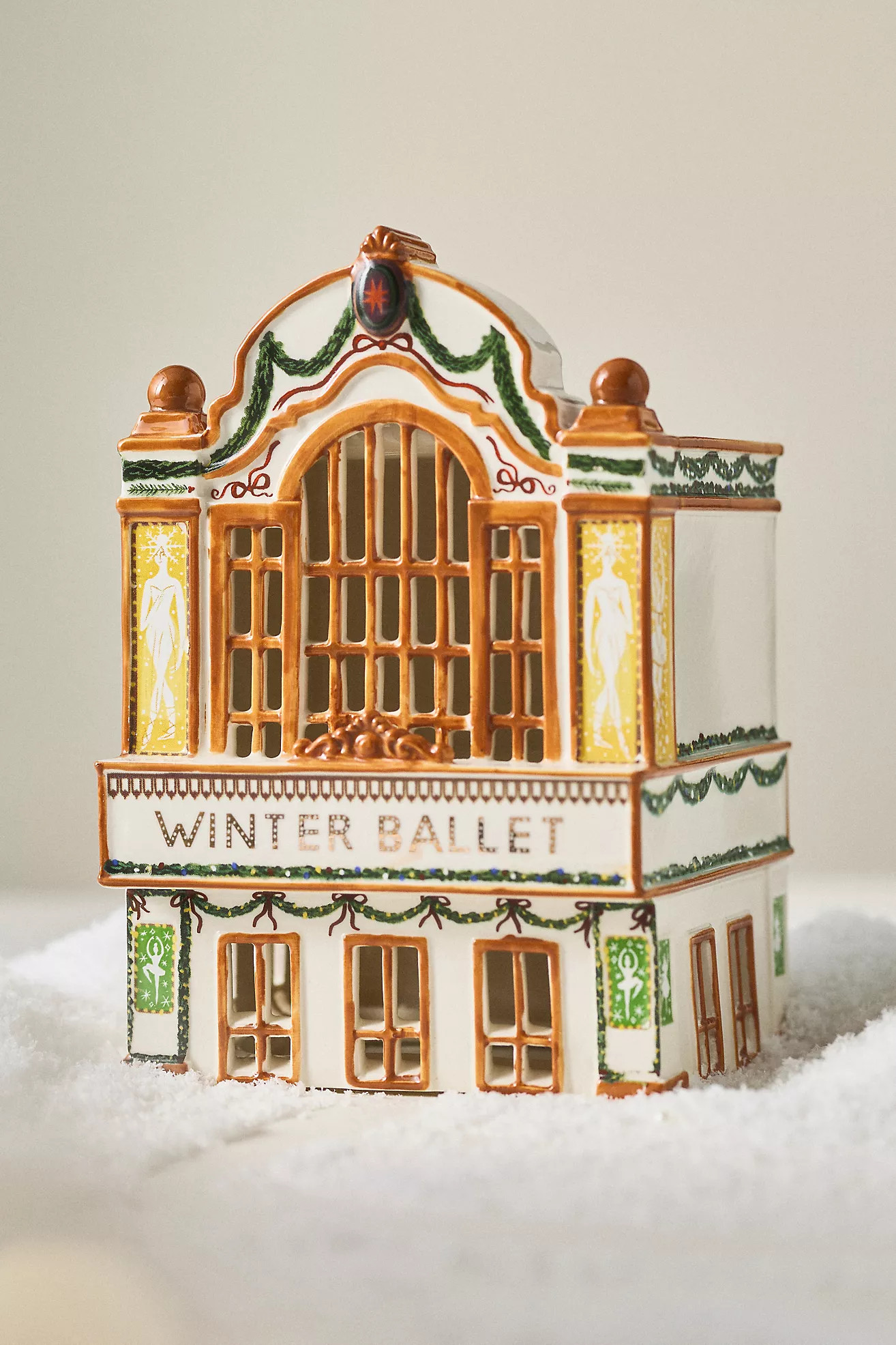 Ceramic Light-Up Holiday House | Anthropologie (US)