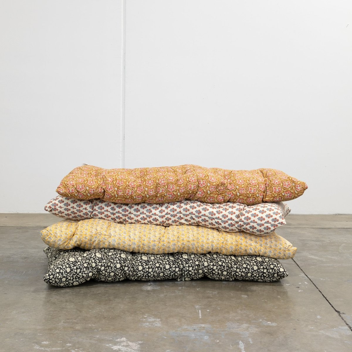 Printed Floral Floor Cushion | Amber Interiors